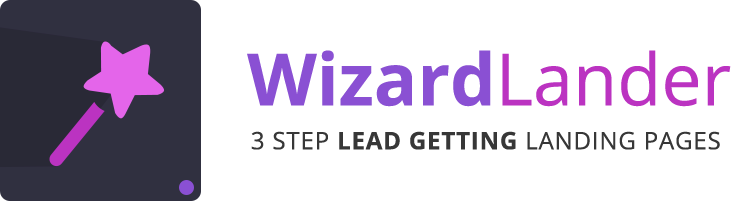 WizardLander - 3 Step Lead Getting Landing Pages